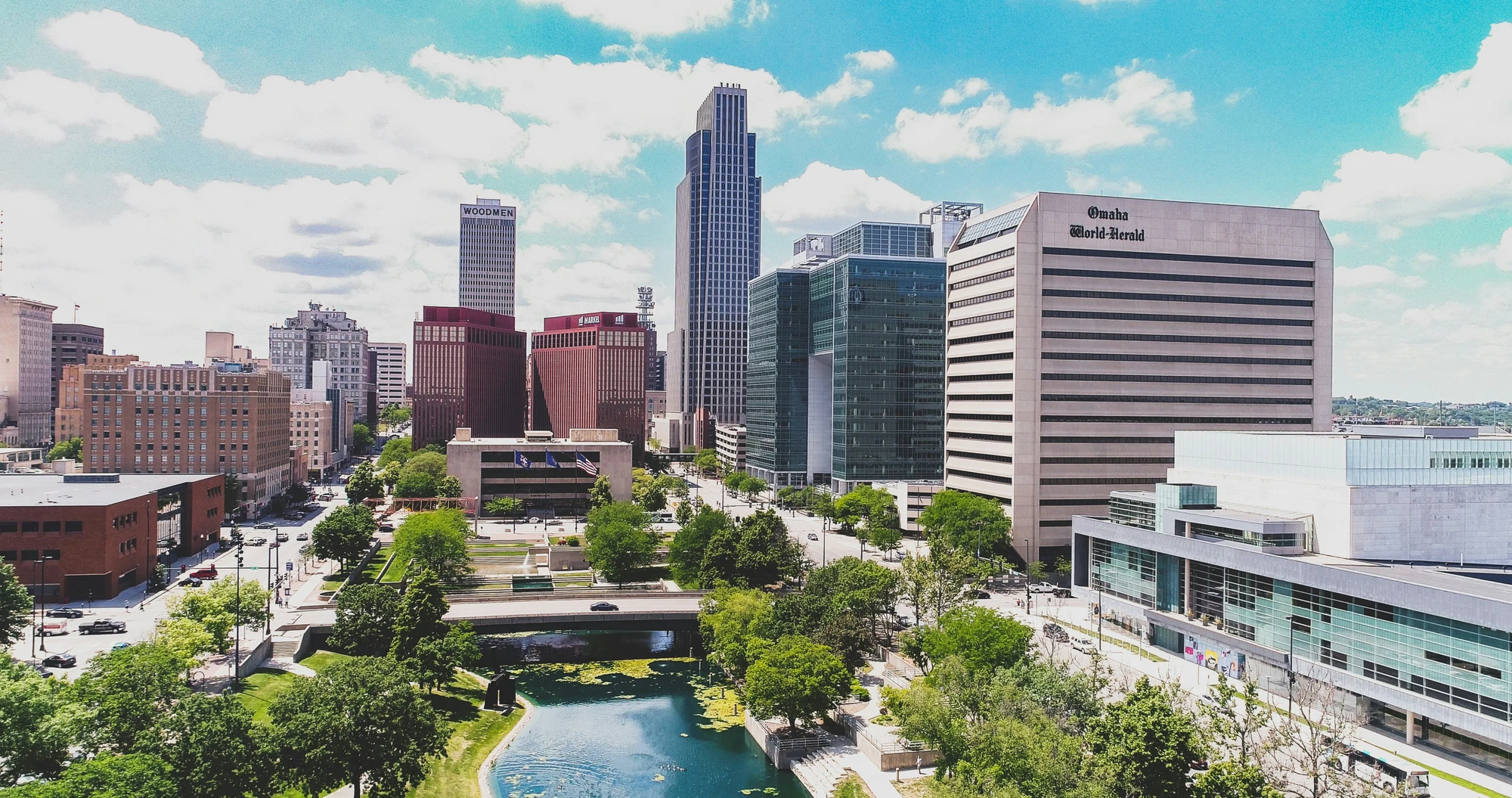 Downtown Omaha - Photo by John Matychuk via Unsplash